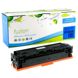 Fuzion HP CF401X (201X) Toner Compatible - Cyan