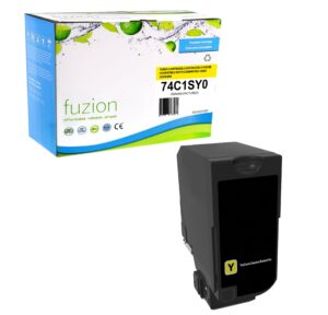Fuzion Lexmark 74C1SY0 Toner Remanufacturé - Jaune