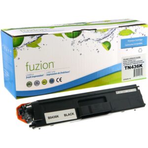 Fuzion Brother TN436BK Toner Compatible - Noir – Image 1