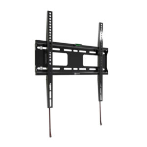 Klipxtreme TV Mount Fixed 32 - 70In Flat or Curved TV Max 110lbs Built in Leveler Spring Locking Mechanism - Black