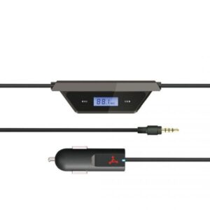 Fuse FM Transmitter Braided Nylon 3.5mm Cable to Connect Phone, PC, Tablets to Car Audio