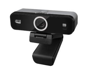 Adesso Webcam 1080p CyberTrack K1 2.1MP Dual Mics with Noise Cancelling Pan/Tilt Tripod Mountable PC/Mac - Black