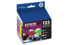T125120-BCS Epson EPSON T125 DURABrite Ultra ComboPack (CMYK