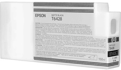 Epson T642 T642800 cartouche d’encre originale UltraChrome HDR noir mat (150 ml)