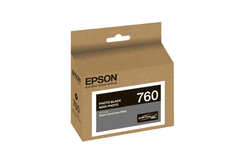 Epson 760 T760120 cartouche d'encre originale noire photo